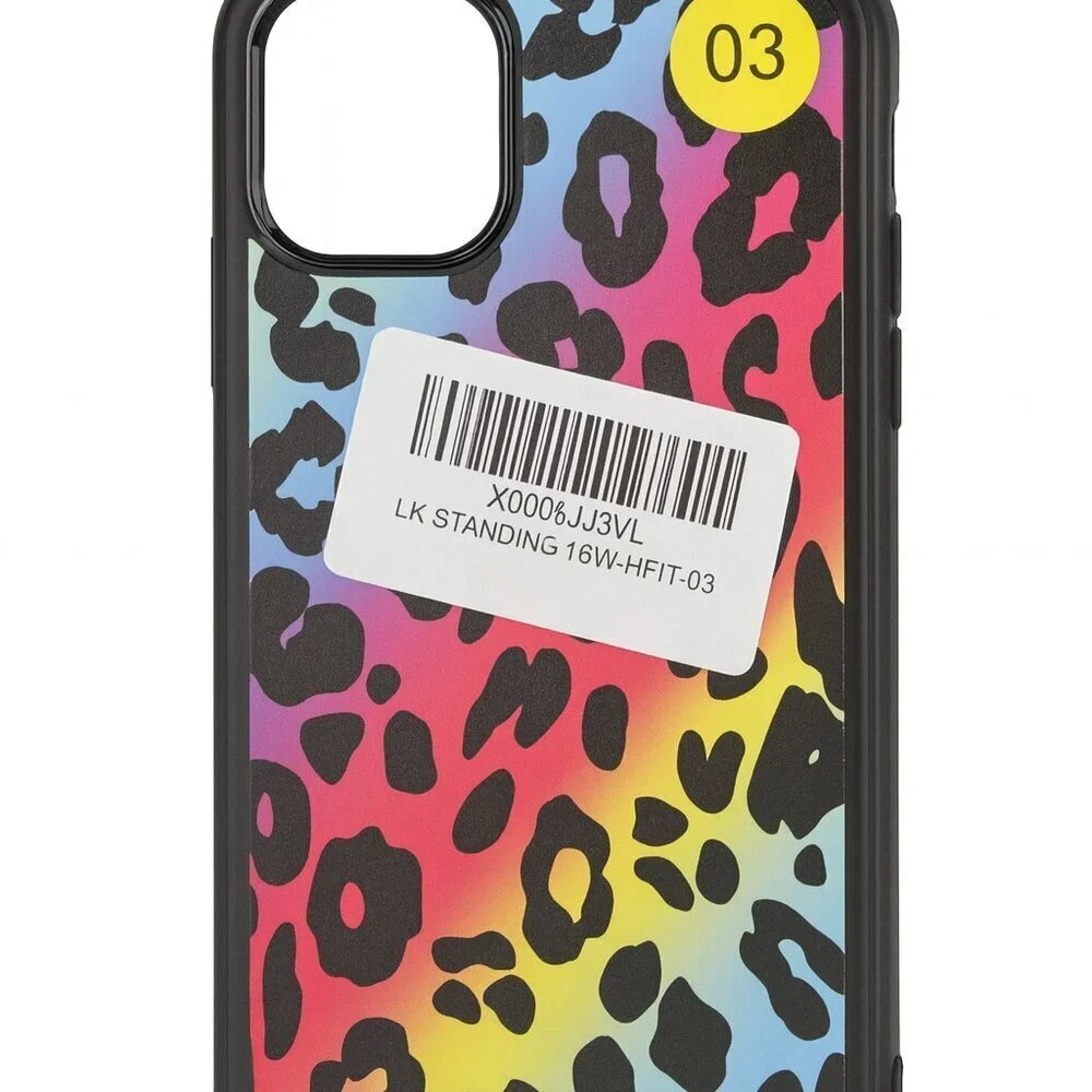 Multicolor Neon Leopard Print Phone Case for Samsung Galaxy A12